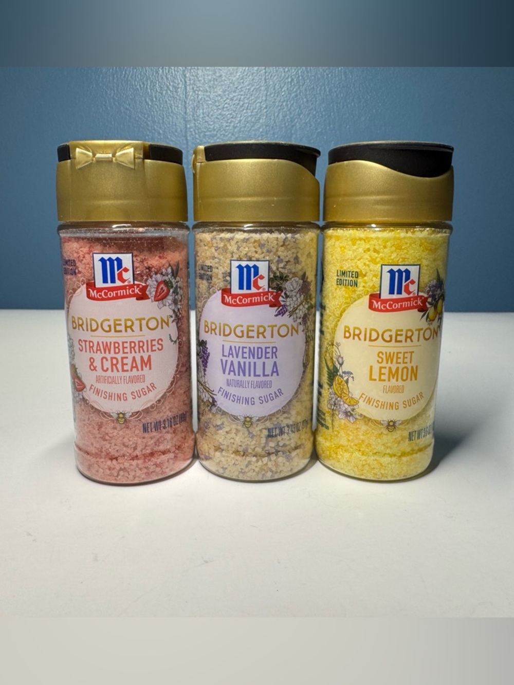 McCormick Bridgerton Lavender Vanilla Sweet Lemon Strawberries And Cream Sugar